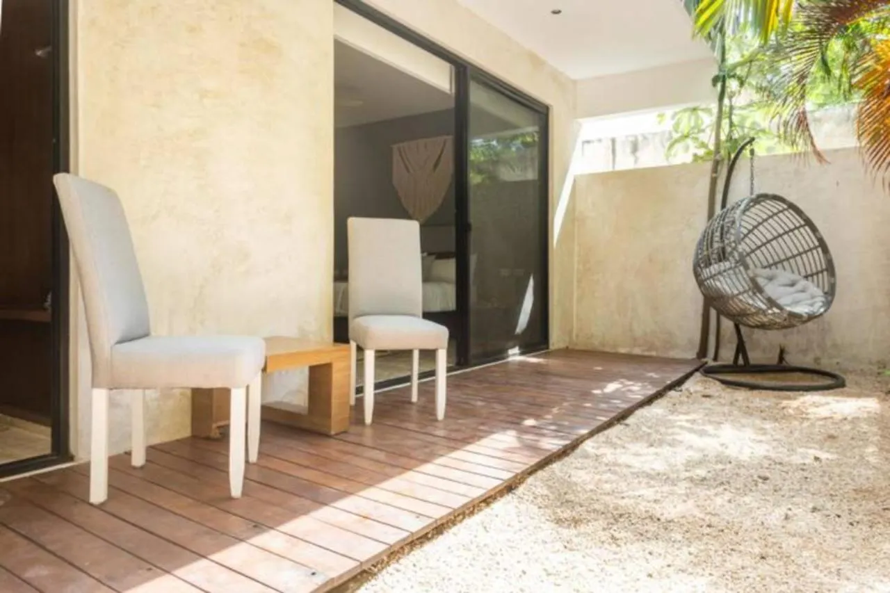 Beautiful & Central Apartment Mareas Gym Pool Tulum Mexiko