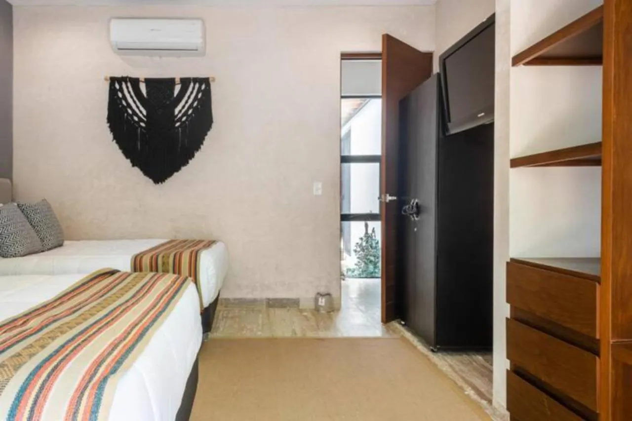 Beautiful & Central Apartment Mareas Gym Pool Tulum Ferienhaus